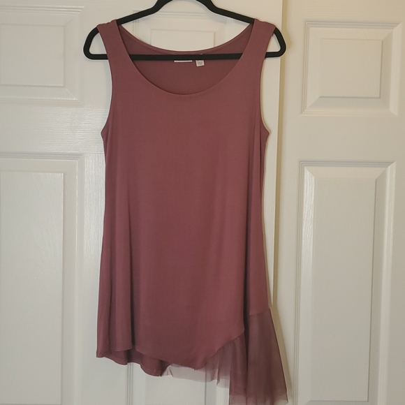 LOGO by Lori Goldstein Tank Tunic Top
